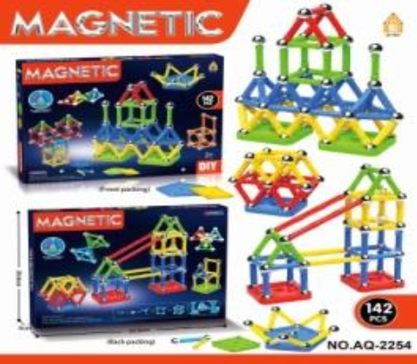 Magnetic Construction Toy For Kids 142 Pcs