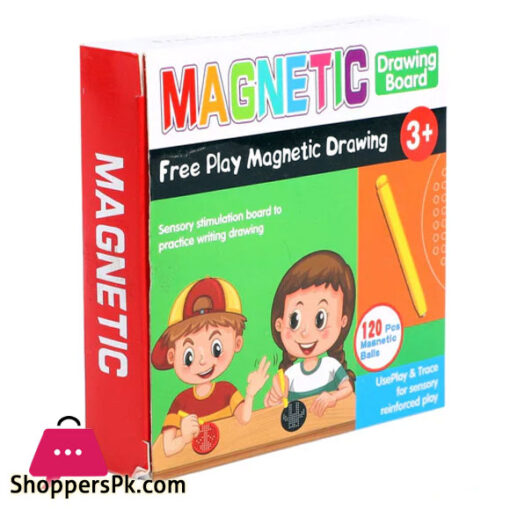 Magnetic Drawing Board Ball Sketch Pad Tablet with Magnet Pen Kids Learning 120 Magnet Balls