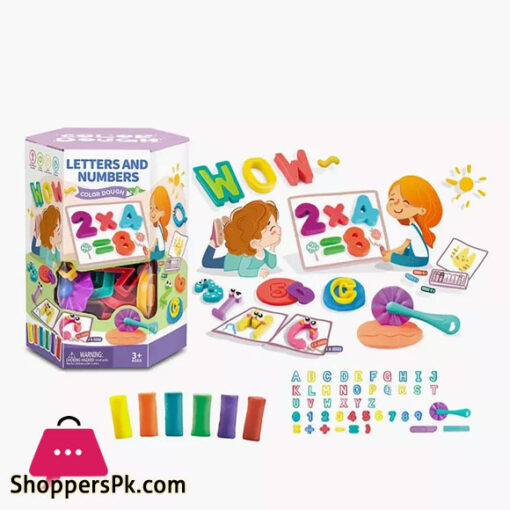 Mondel Letter and Numbers Colour Dough