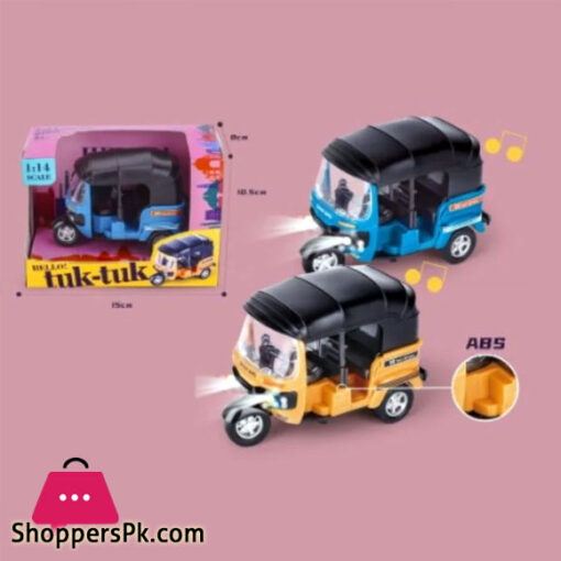 Plastic Model Three Wheels Tuk Tuk Auto Rickshaw For Kids