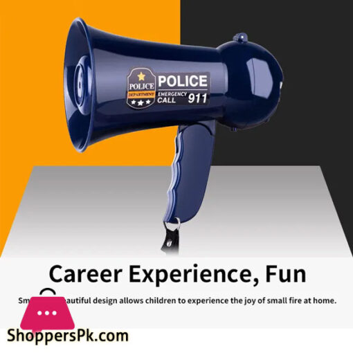 Police Boy Pretend Play Toy Small Horn Loudspeaker