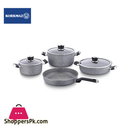 PTFE Cookware Set 7 Pcs “Palma By Korkmaz” Turkey Made