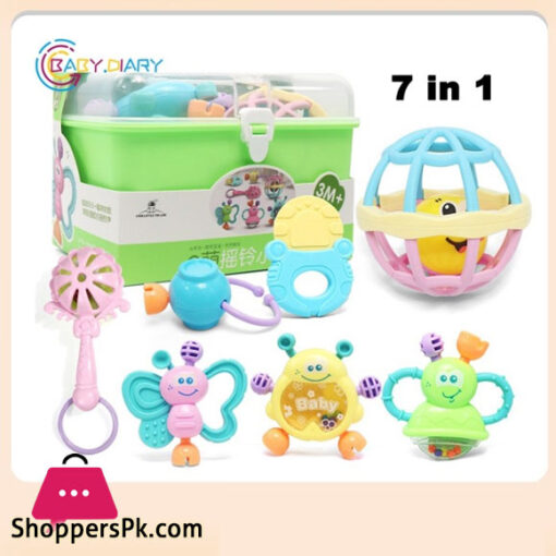 Rattle Teether 7 Pcs Set