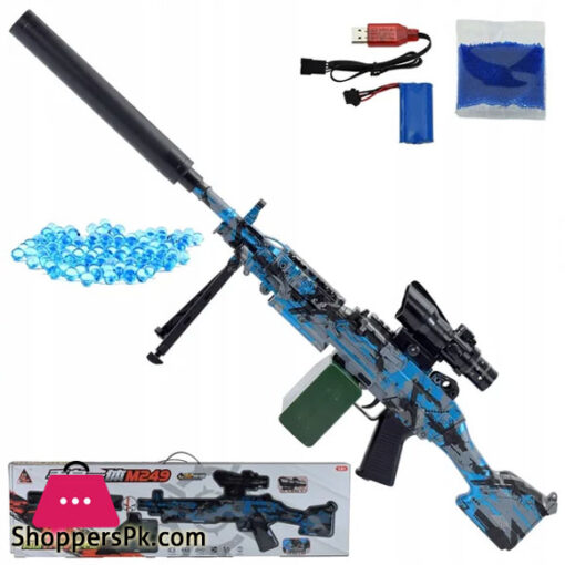 Rifle Automatic Machine Gun Gel BBs Huge Magazine