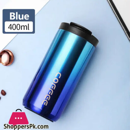 Stainless Steel Vacuum Insulated Thermos Coffee Mug 400ml