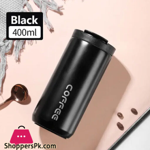 Stainless Steel Vacuum Insulated Thermos Coffee Mug 400ml