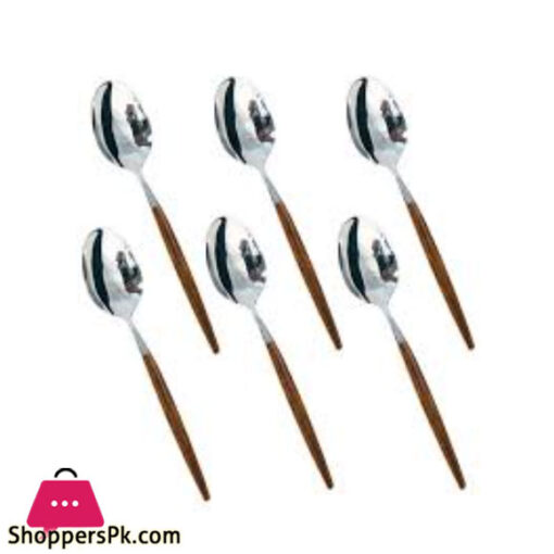 Wooden Handle Tea Spoon 6Pcs Set DY-015