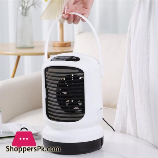 1 Piece Air Conditioner Fan USB Water Mist Fan Personal Air Cooling Fan Desktop Humidification Portable Fan with LED Lights