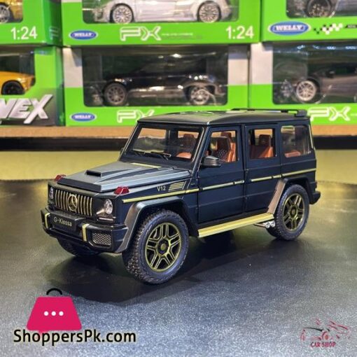 124 Mercedes Benz G63 Alloy diecast model car lights sound