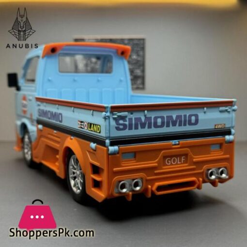 124 Suzuki pickup 4wd diecast alloy model light sound