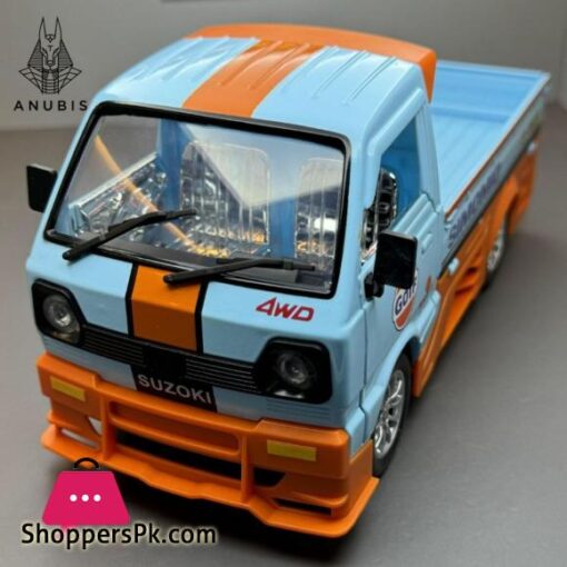 124 Suzuki pickup 4wd diecast alloy model light sound