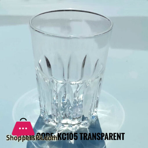 Acrylic Clear Drinking Glass Tumblers Pack of 6 - KC105