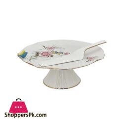 BRD296 Bird Cake Dish 11 4c