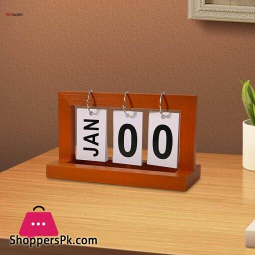 Desk Calendar Vintage Desk Accessories Home Decoration Standing Desktop Decoration Calendar