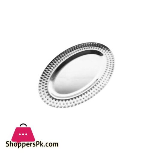 GST2004 Oval Tray 30cm Silver