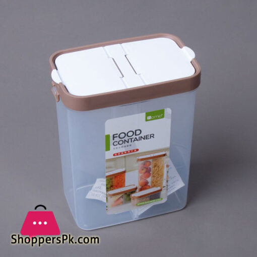 Kitchen Divided Moisture-Proof Sealed Food Grain Rice Cereals Storage Box 2300ML