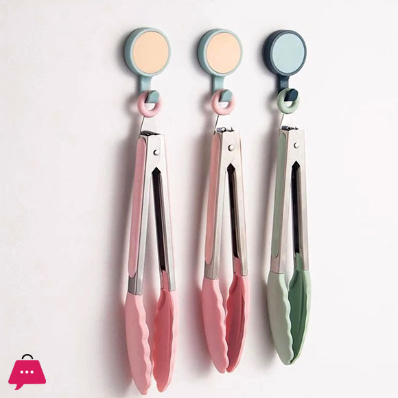 NON STICK ANTI FLAMABLE SILICONE TONG