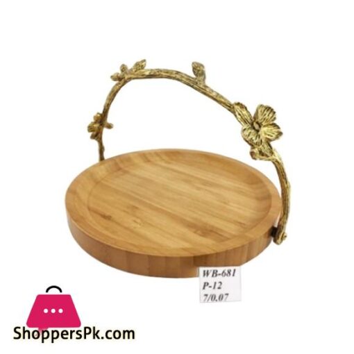 WB681N 20cm Wooden Basket G 12c