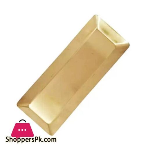 Stainless Steel Gold Hammered Rectangle Decorative Tray Long GST2031