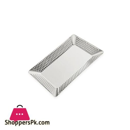 GST2015 Rect Tray 2616cm Silver