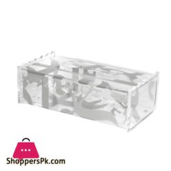 TL0113682 Taliona Acrylic Tissue Box Silver