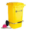 Tessa Garbage Bin With Wheel & Foot Pedal 100 Liter Iran Made