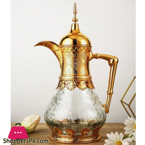 Arabic Style Tea/Juice/Coffee Thermal Insulated Pot 1.6L SV-36 Gold