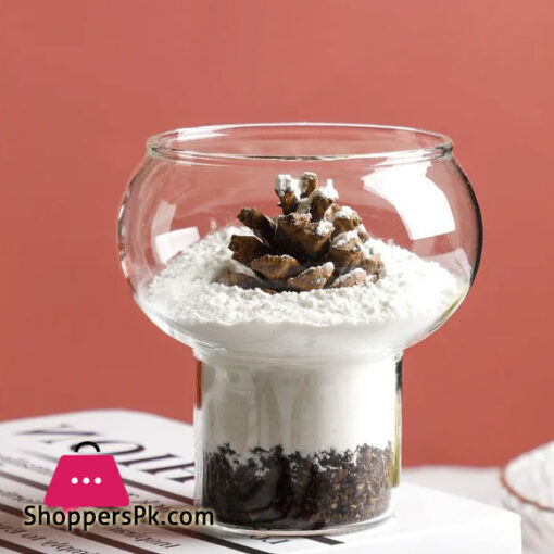 Creative Coffee Mug Gourd Shape Cocktail Glass Cup Yogurt Dessert Glass Mug Drinkware for Gift