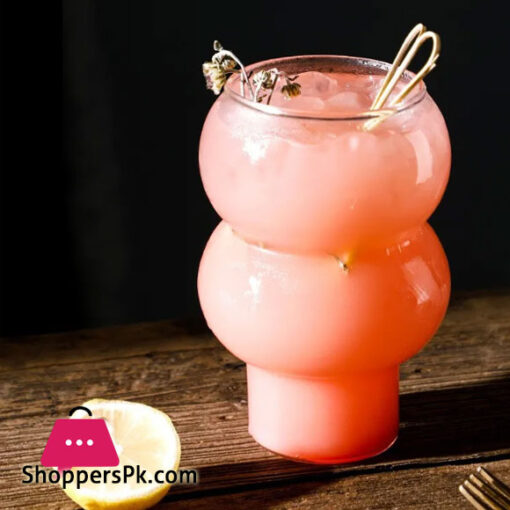 Creative Coffee Mug Gourd Shape Cocktail Glass Cup Yogurt Dessert Glass Mug Drinkware for Gift