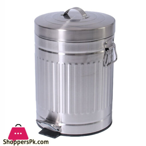 DANNY HOME Stainless Steel Dustbin Trash Can 5 Liter