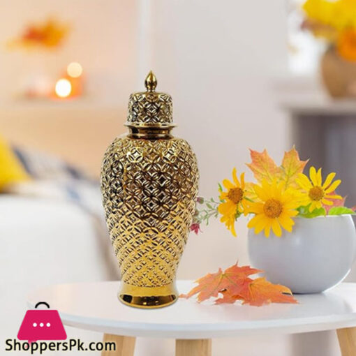 Fancy Ceramic Vase Candy Jar-Small YC-084