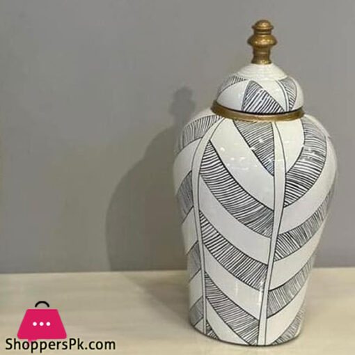 Fancy Ceramic Vase Candy Jar-Small YC-092