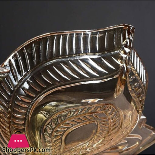 Fancy Decorative Serving Dish Gold RXG-004