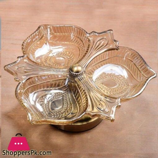 Fancy Decorative Serving Dish Gold RXG-004