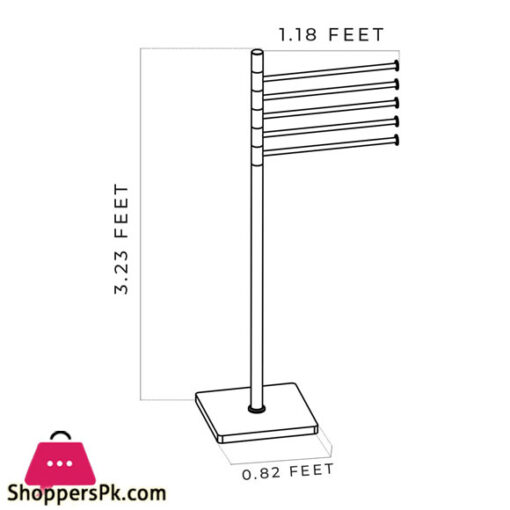 Floor-Standing Towel Holder Rack/Towel Stand ESS9935