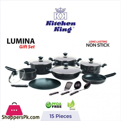 Kitchen King Lumina Gift Set – 15 Pieces KK7510103