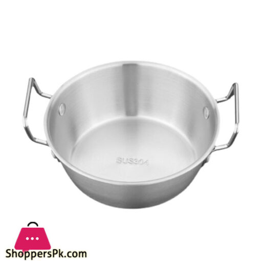 Stainless Steel Soup Serving Pot 12cm Silver GST2164