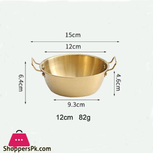 Stainless Steel Soup Serving Pot 12cm Silver GST2164