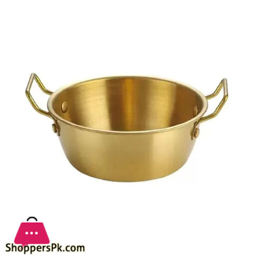 Stainless Steel Soup Serving Pot 17cm Gold GST2171