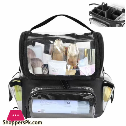 Women PVC Bags Transparent Makeup Tool Backpack Hair Dressing Storage Waterproof Travel Bag Barber Accessories