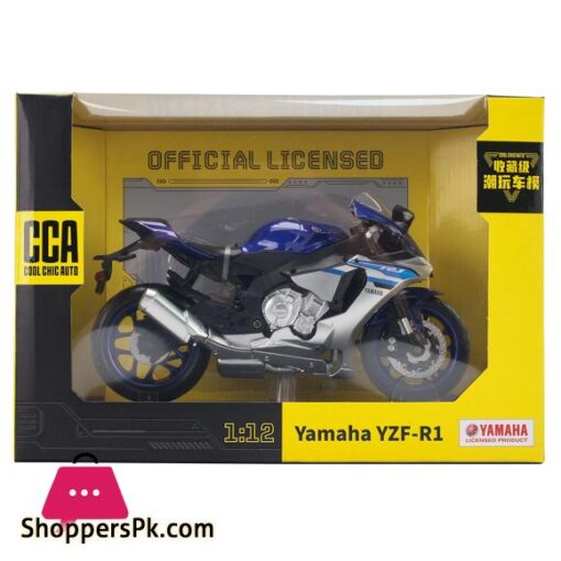 1:12 Yamaha YZF-R1 Die Cast Motorcycle Model