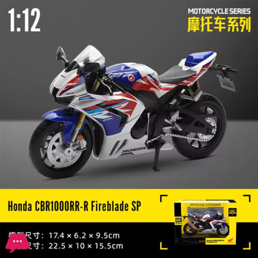 1:12 Honda CBR1000RR-R Fireblade SP Die Cast Motorcycle Model