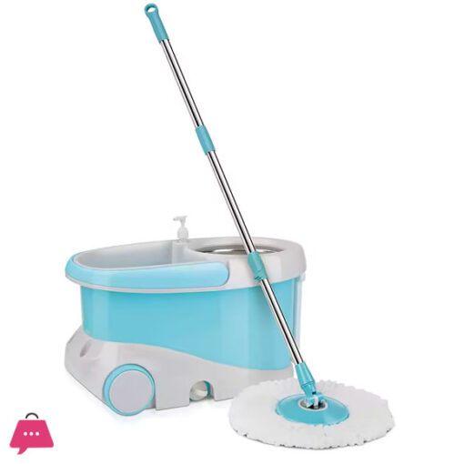 360 Magic Mop With Wheel Cleaning Bucket Deluxe Spin Mop