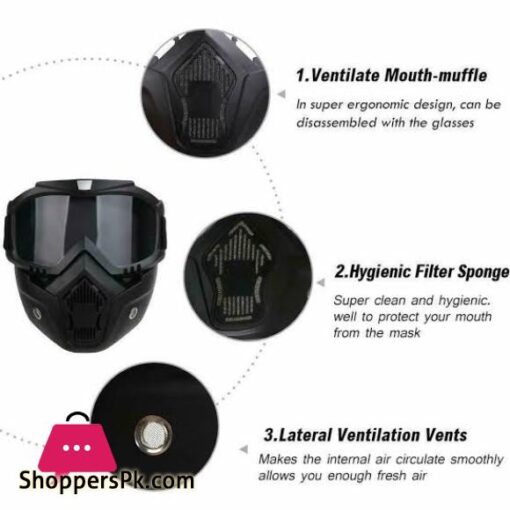 FULL FACE PROTECTIVE WINDPROOF MASK FOR BIKE RIDE AND OUTDOOR TRAVELLING