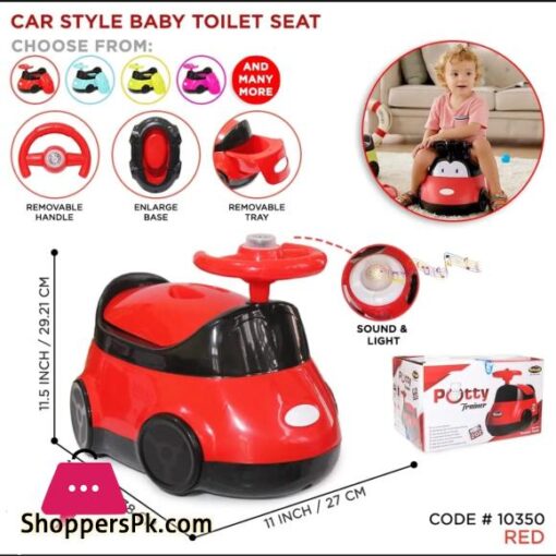 Car Style Boys Girls Baby Toilet Seat Comfort Children Toilet Chair Baby Potty Toilet Urinal Training Pedestal Pan Penico Pee High Quality Baby Pot Baby Potty Trainer and Playing Car Pot Different Color Decorative Design Kids Baby Pot