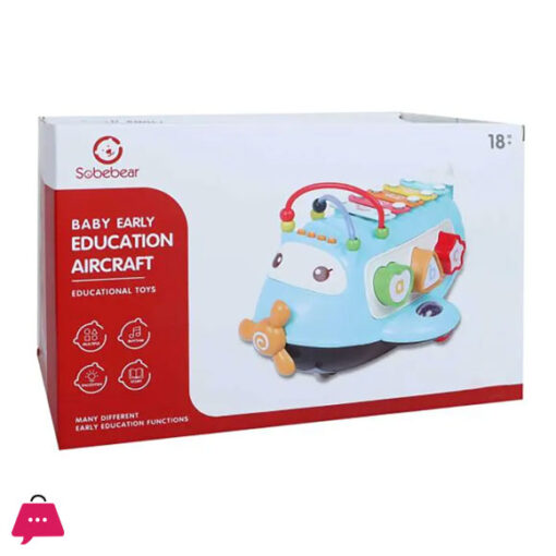 Sobebear Musical Educational Toy Airplane Model Toy