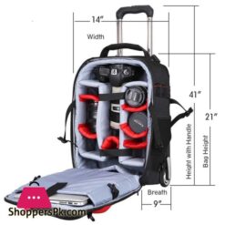 Yaxiumei Trolly Bag for DSLR Large