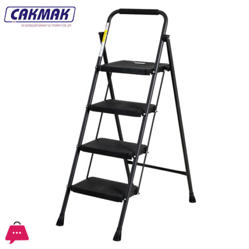 CAKMAK Eurotower Metal 4 Step Ladder Turkey Made