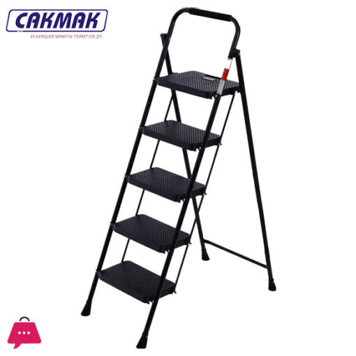 CAKMAK Eurotower Metal 5 Step Ladder Turkey Made