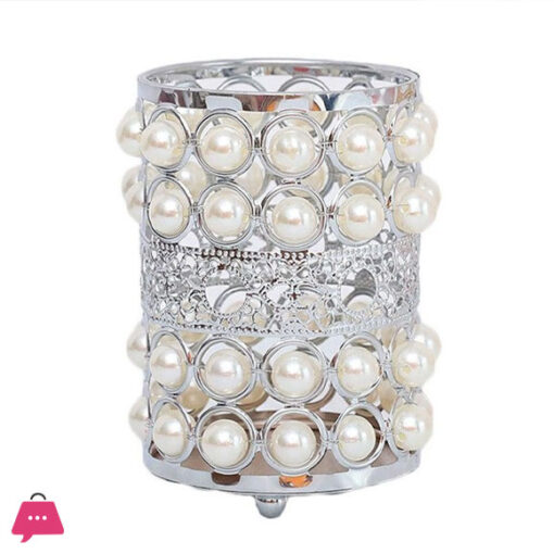 Pearl Makeup Brush Holder Pen Storage Box